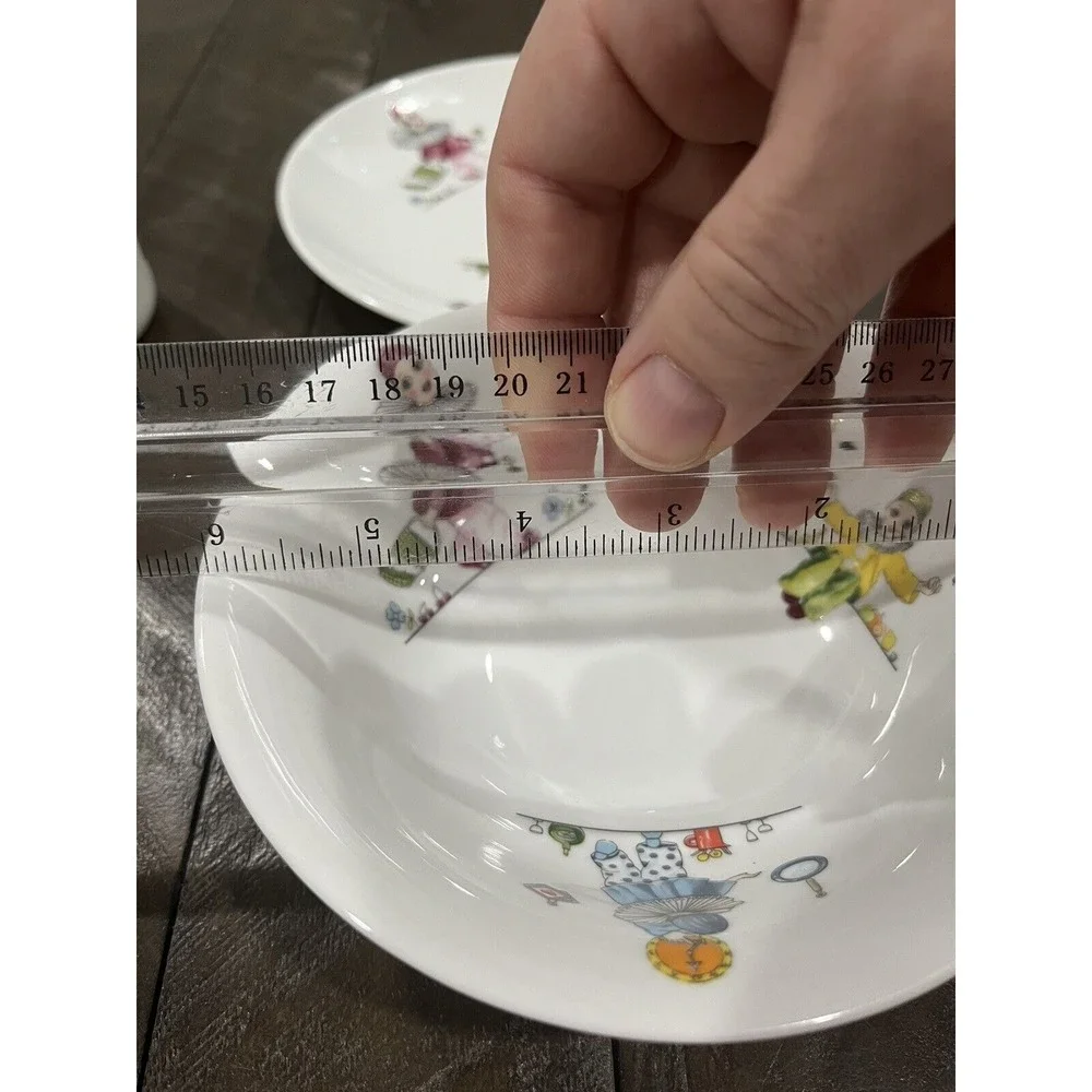Vintage Bavarian W. German‎ Hummelwerk Porcelain Childs Dinner Set Clowns 1930s